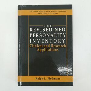 The Revised NEO Personality Clinical Research Applications Hardcover Piedmont
